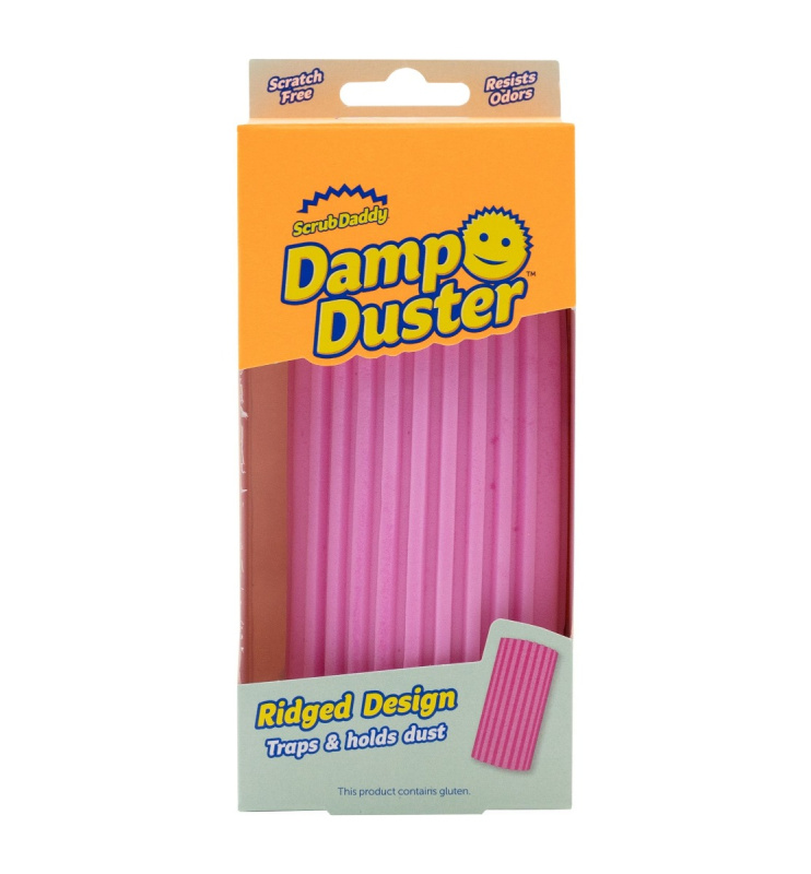 Scrub Daddy Houbička na utírání prachu Damp Duster 1 ks růžová