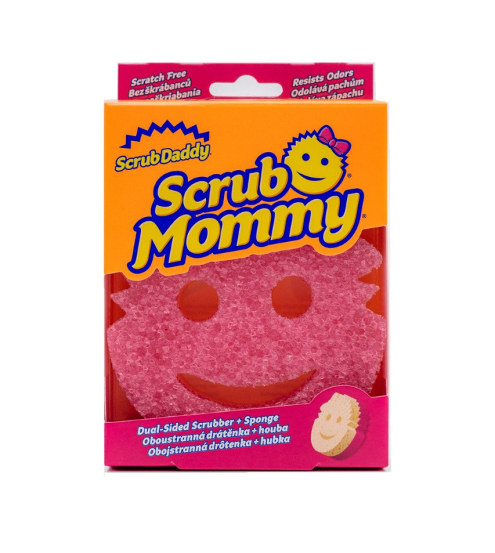 Scrub Daddy Houbička Scrub Mommy 1 ks růžová