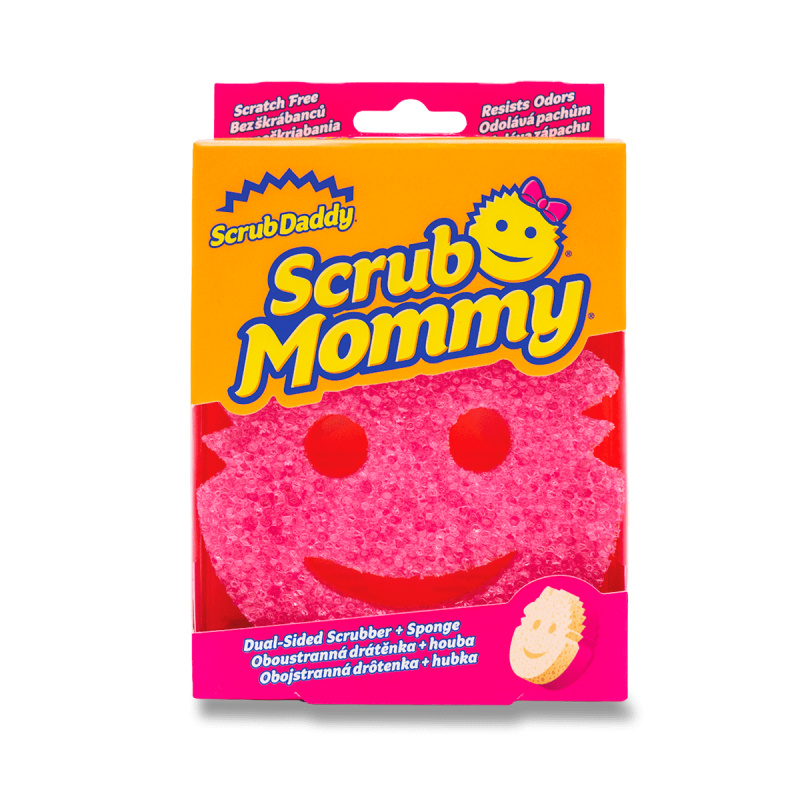 Scrub Daddy Houbička Scrub Mommy 1 ks růžová