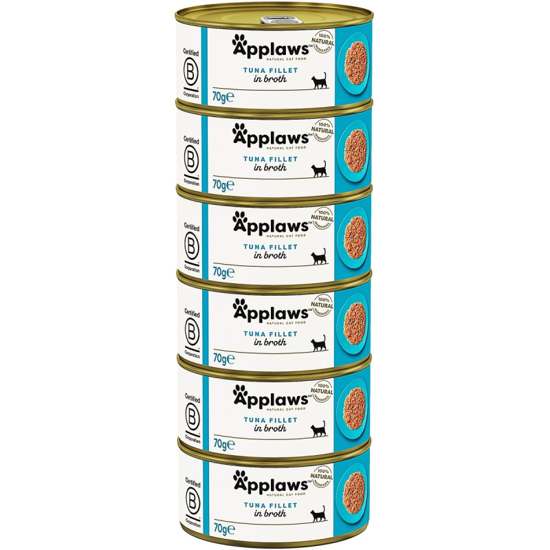 Applaws Cat konzerva tuňák pro kočky (6×70 g)