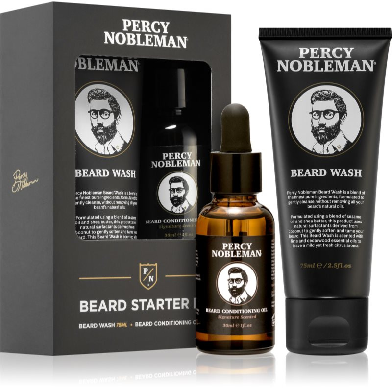 Percy Nobleman Beard Starter Kit Beart Starter Kit sada na vousy