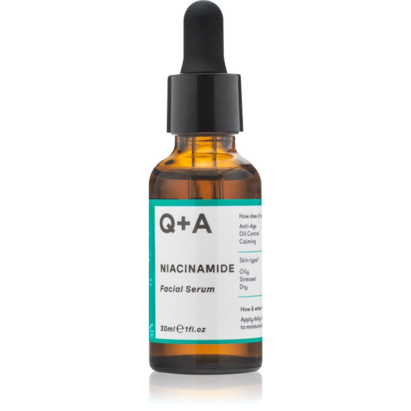 Q+A Niacinamide rozjasňující pleťové sérum s niacinamidem 30 ml