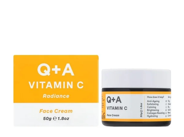 Q+A Rozjasňující pleťový krém s vitamínem C 50 g