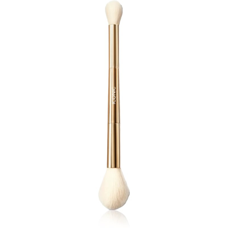 ICONIC London Highlight & Blush Brush oboustranný štětec na tvářenku a konturování 1 ks