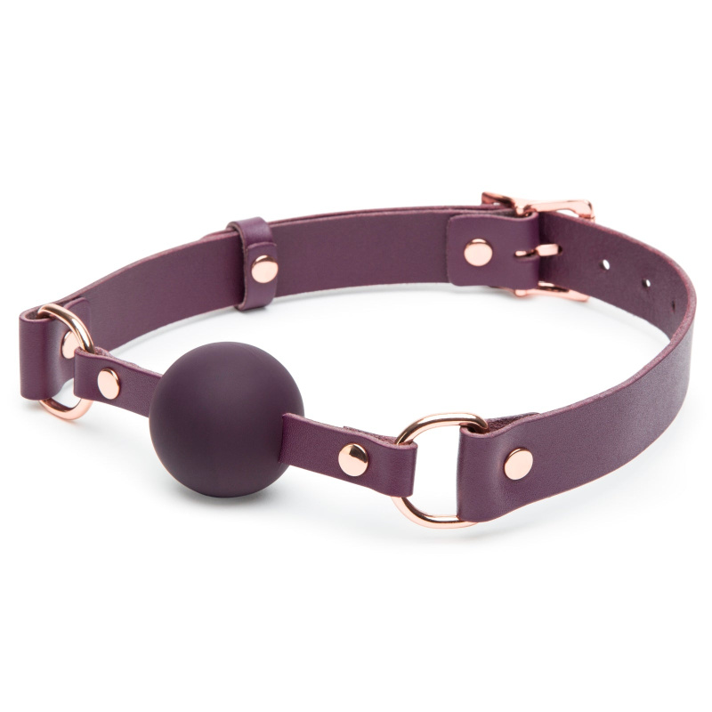 Fifty Shades Roubík - Cherished Leather Ball Gag