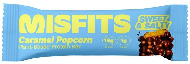 Misfits Vegan Protein Bar Soft 50 g - Caramel Popcorn