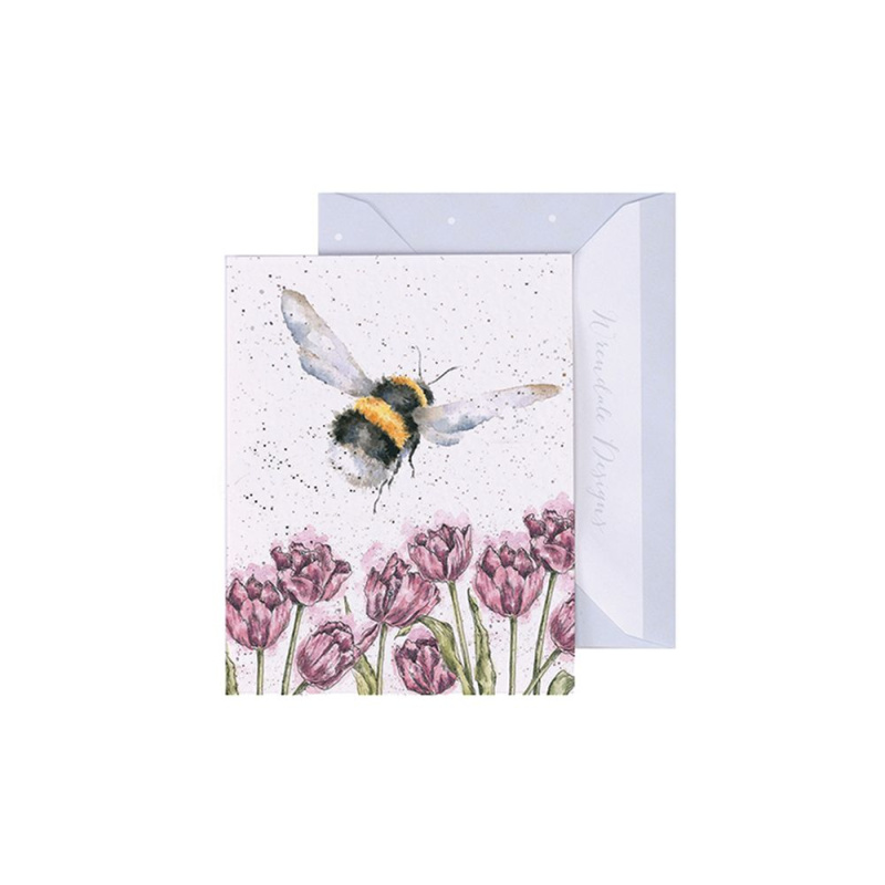Wrendale Designs Dárková kartička Wrendale Designs "Flight of the Bumblebee" - Čmelák