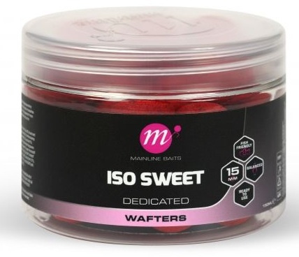 Mainline vyvážené boilie wafters iso sweet 150 ml - 15 mm