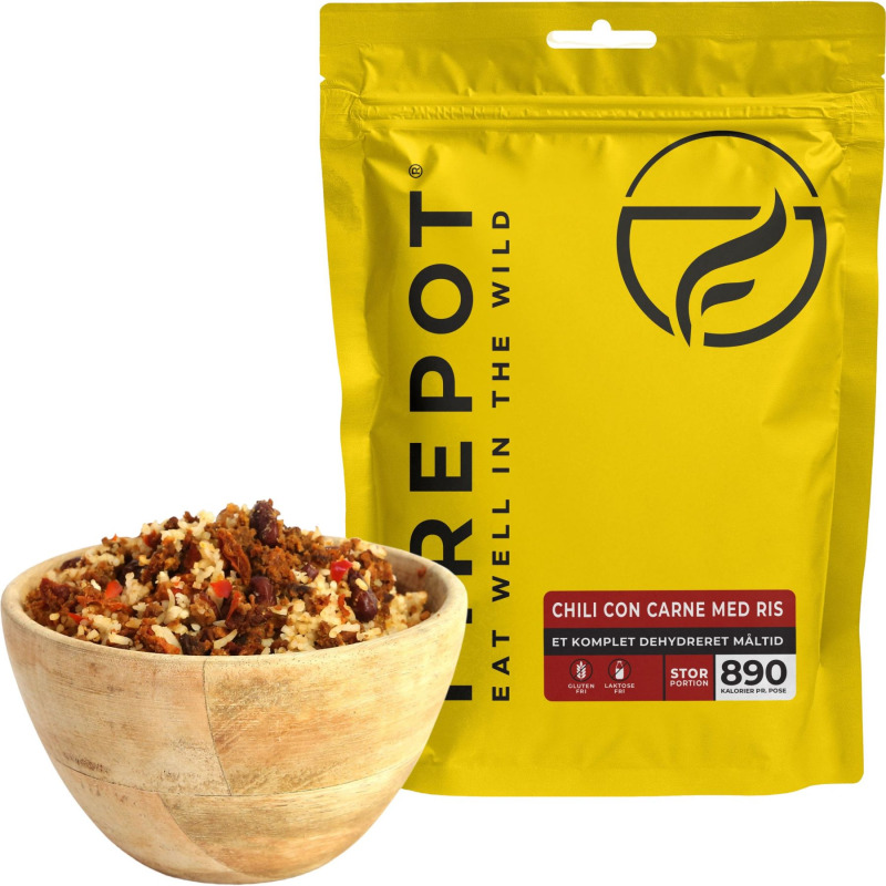 Firepot Chili con Carne s rýží, lyofilizované jídlo, XL