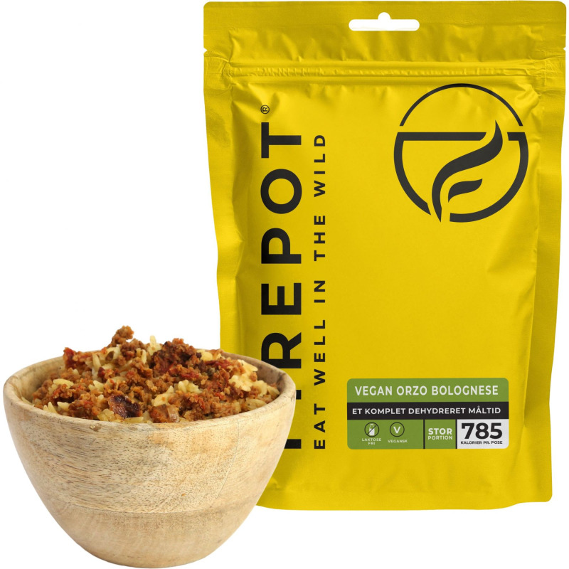 Firepot Veganská Orzo Boloňská, lyofilizované jídlo, XL