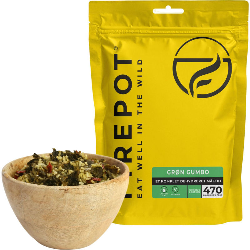 Firepot Zelená Gumbo, lyofilizované jídlo, Reg
