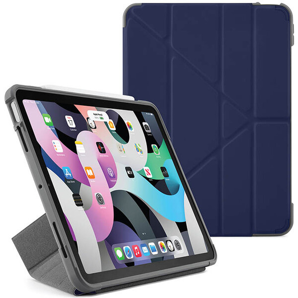Pipetto Origami Shield pouzdro Apple iPad Air 11" (2024) tmavě modré Tmavě modrá