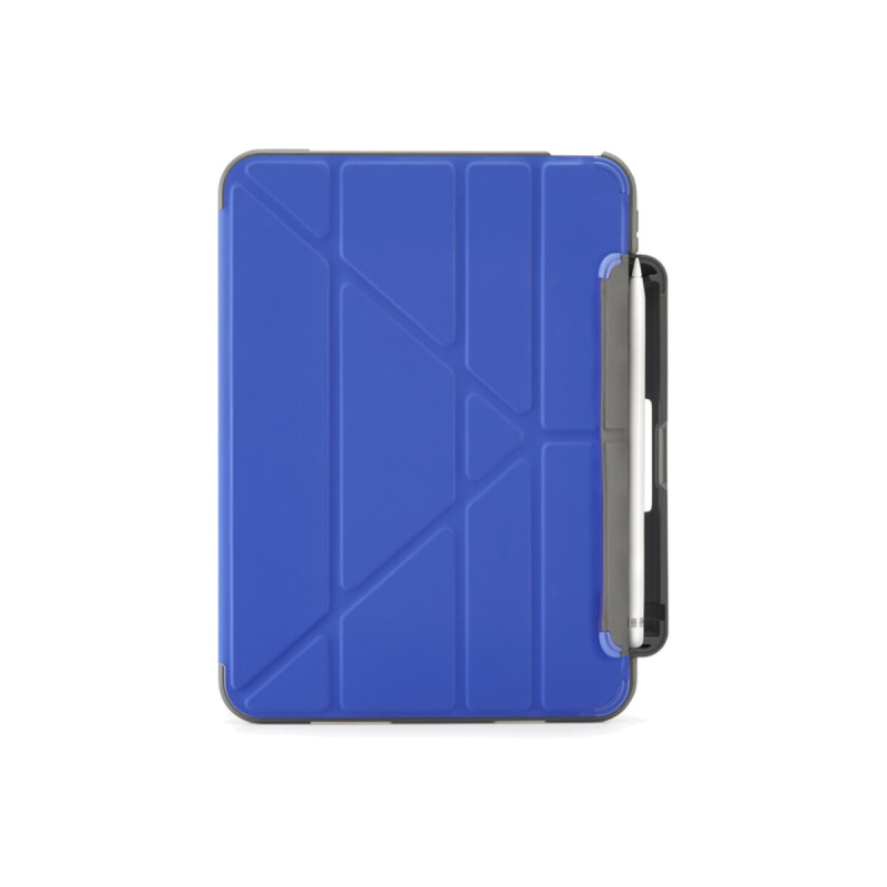 Polohovatelné pouzdro pro iPad 10. gen Pipetto Origami Pencil Shield - modré