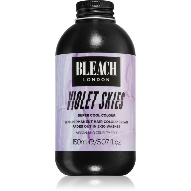 Bleach London Super Cool semipermanentní barva na vlasy odstín Violet Skies 150 ml