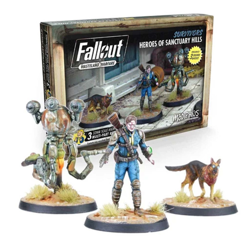 Modiphius Entertainment Fallout: Wasteland Warfare - Survivors: Heroes of Sanctuary Hills - EN (Modiphius)