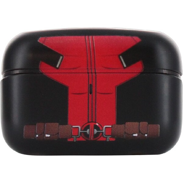 EXG Pro Buds TWS bezdrátová sluchátka Marvel - Deadpool Černá/červená