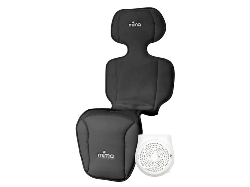 Mima Chladicí podložka do kočárku s větráním a Hepa filtrem Flo Black