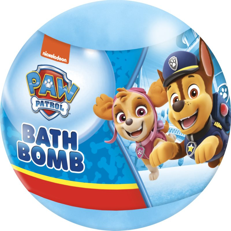 Nickelodeon Paw Patrol Bath Bomb šumivá koule do koupele pro děti 100 g