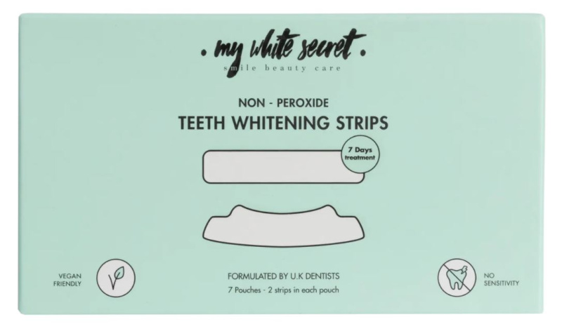 My White Secret Bělící pásky na zuby na 1 týden, 7 ks