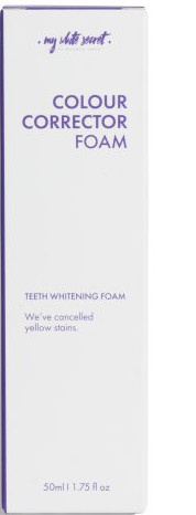 My White Secret Pěnový korektor pro bělení zubů V34, 50 ml