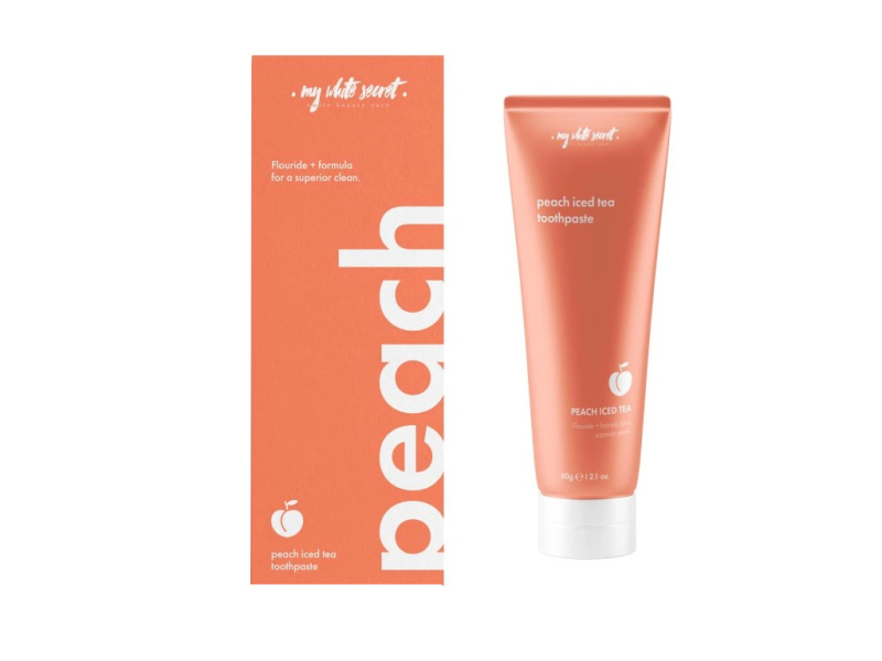 My White Secret Toothpaste Peach Iced Tea zubní pasta 60 g
