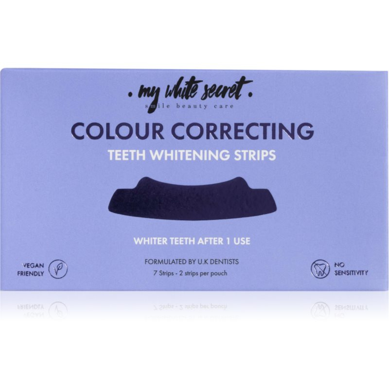 My White Secret Colour Correcting bělicí pásky 7 ks
