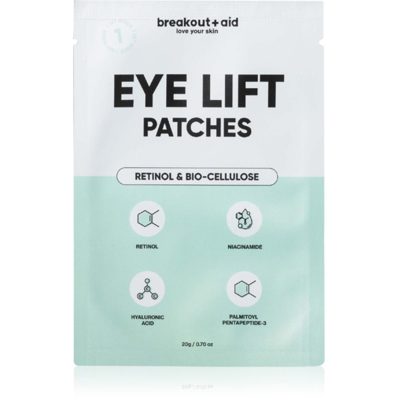 My White Secret Breakout+aid Eye Lift Patches náplasti pod oči proti vráskám s retinolem 1 ks