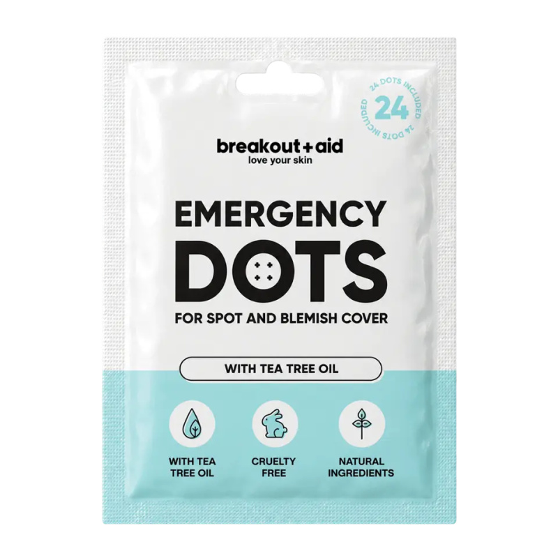Breakout+aid Náplasti na akné s tea tree 24 ks