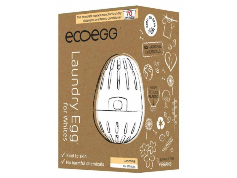 Ecoegg prací vajíčko na bílé prádlo na 70 praní vůně jasmínu