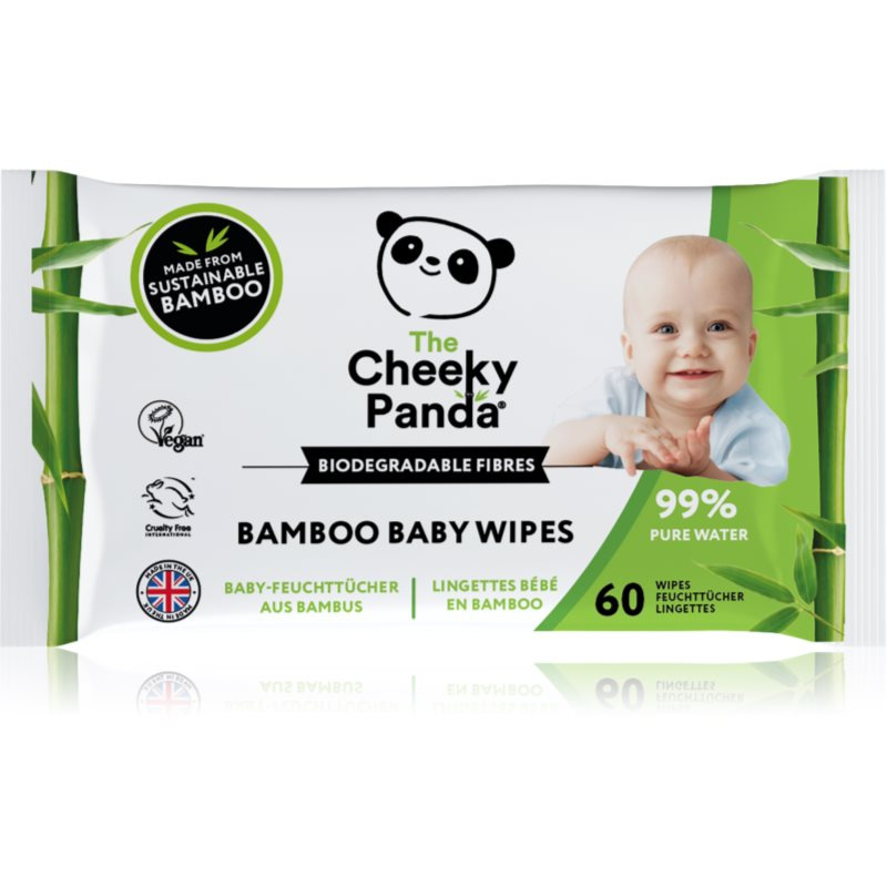 Cheeky panda Biologicky rozložitelné dětské ubrousky (64 ks)