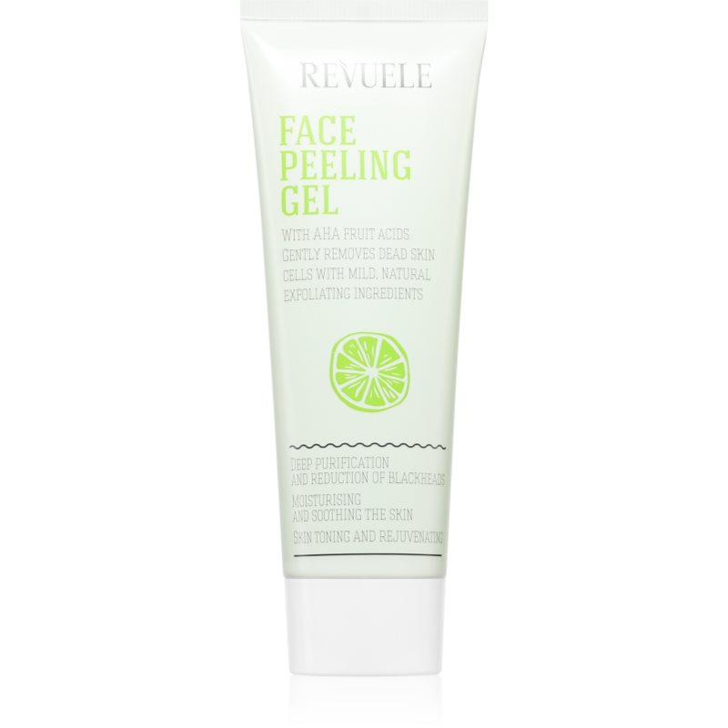 Revuele Face Peeling Gel AHA Fruit Acids čisticí pleťový peeling proti černým tečkám 80 ml