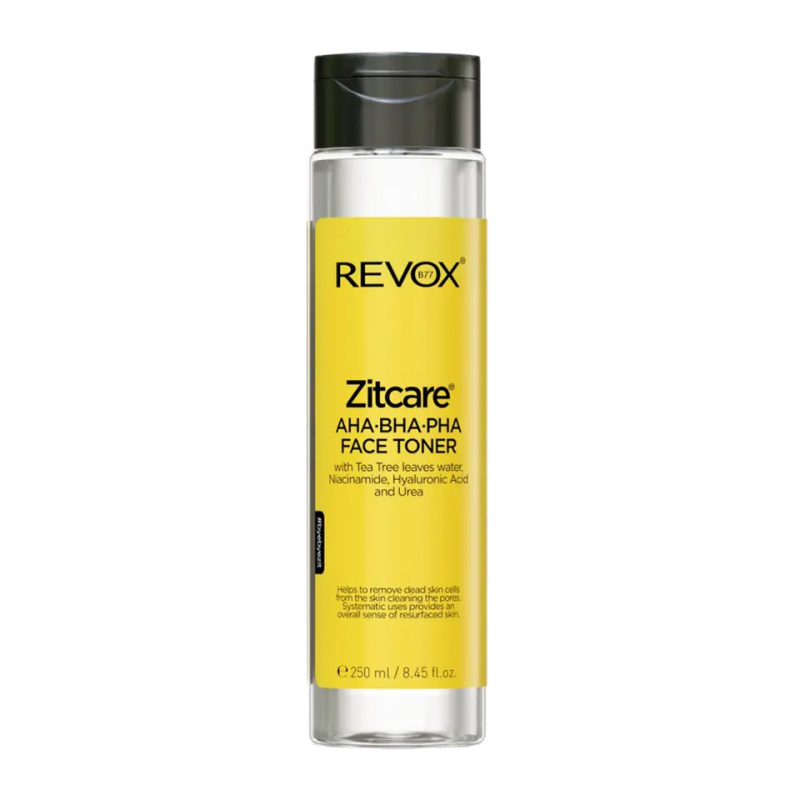 Revox B77 Zitcare AHA BHA PHA Active Face Toner jemné čisticí tonikum 250 ml