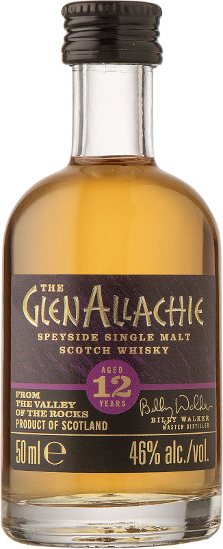 The GlenAllachie 12 letá Mini 46% 0,05l