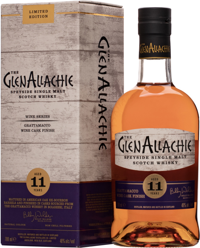 The GlenAllachie 11 letá Grattamacco Wine Cask Finish 48% 0,7l