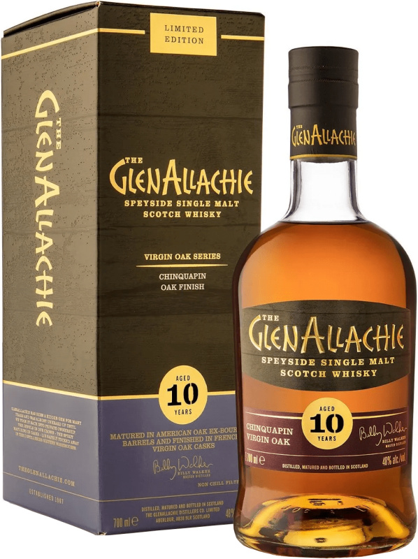 The GlenAllachie 10 letá Chinquapin Virgin Oak 48% 0,7l