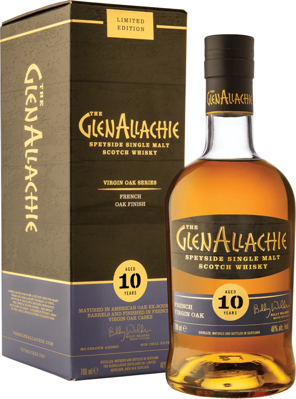 The GlenAllachie 10 letá French Virgin Oak 48% 0,7l