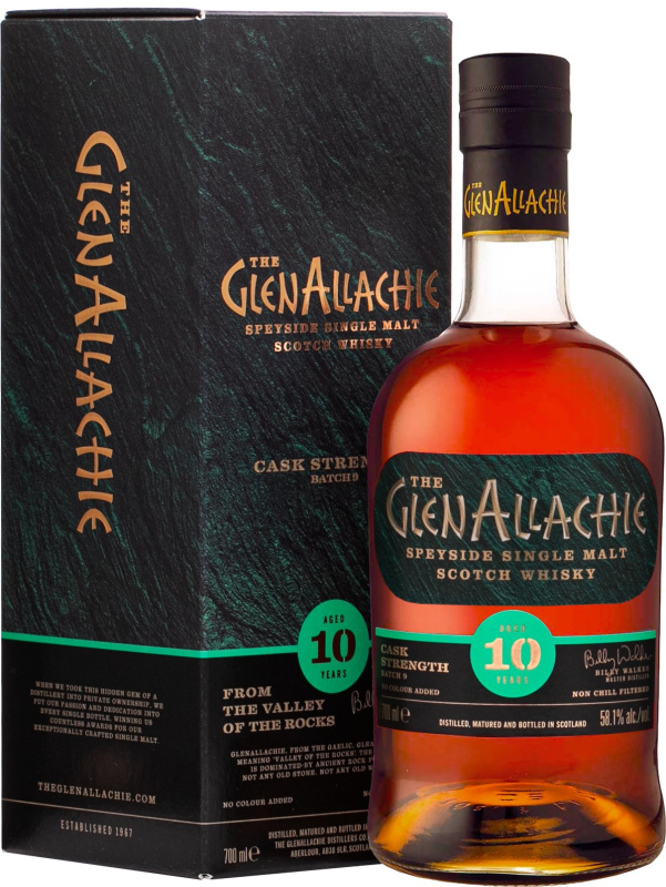 The GlenAllachie 10 letá Cask Strength Batch 9  58,1% 0,7l