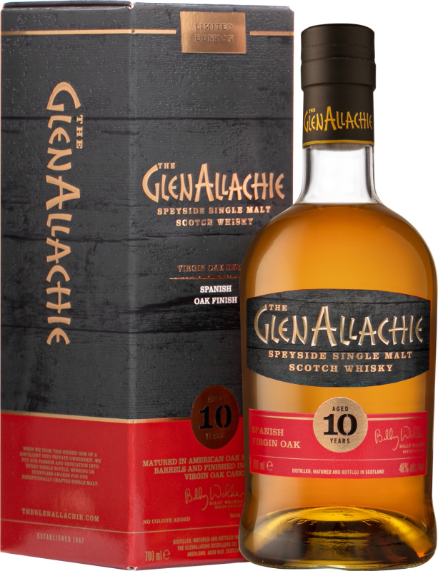 The GlenAllachie Spanish Oak Finish 10 letá 48% 0,7l