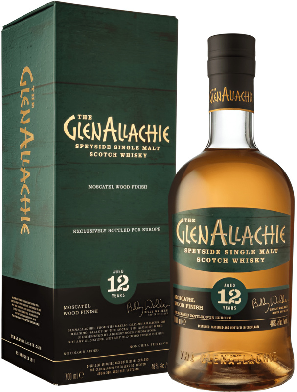 The GlenAllachie 12 letá Moscatel Wood Finish 48% 0,7l