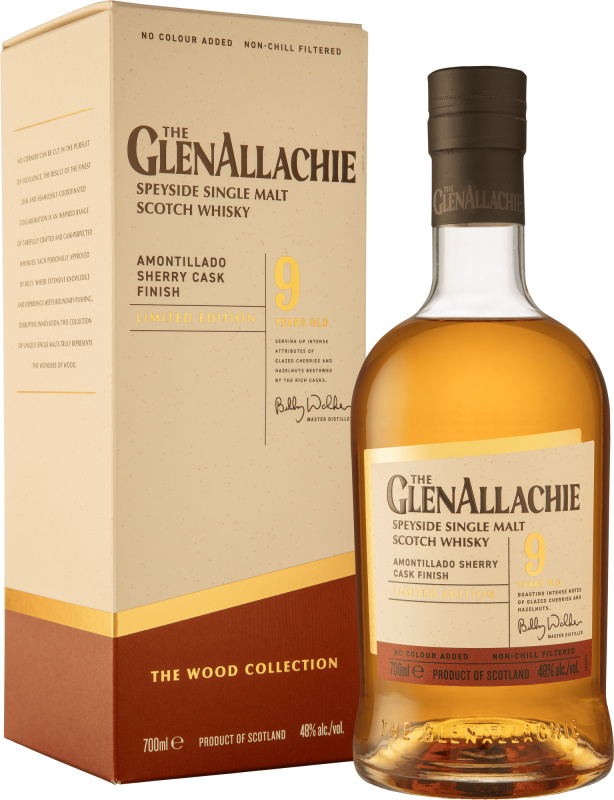 The GlenAllachie 9 letá Amontillado Sherry Cask Finish 48% 0,7l