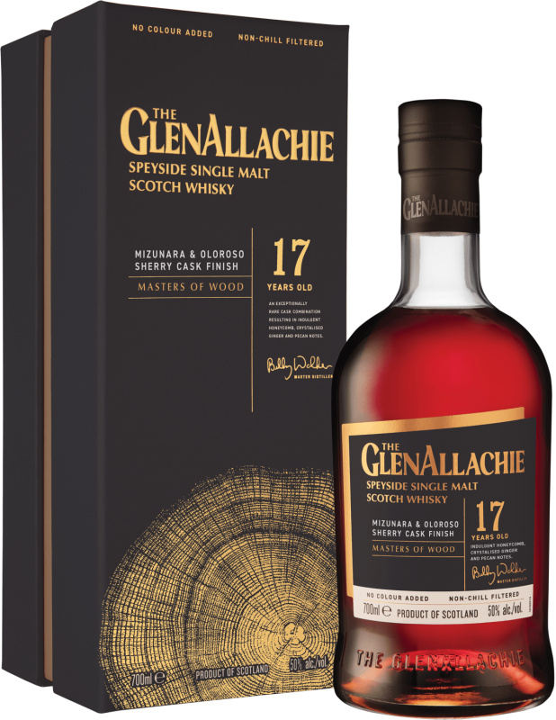 The GlenAllachie 17 letá Mizunara & Oloroso Sherry Cask Finish 50% 0,7l