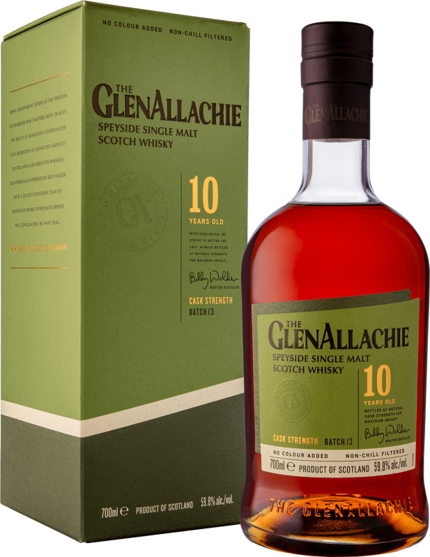 The  GlenAllachie 10 letá Cask Strength Batch 13 59,8% 0,7l