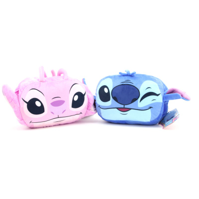 Plyšový polštářek s otvorem na ruce STITCH / ANGEL