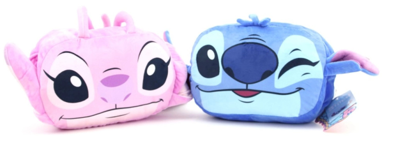 Plyšový polštářek s otvorem na ruce STITCH / ANGEL