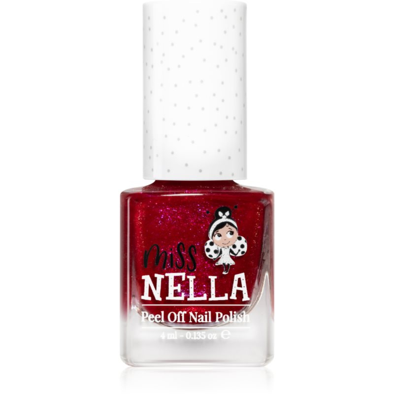 Miss Nella Peel Off Nail Polish lak na nehty pro děti MN08 Jazzberry Jam 4 ml