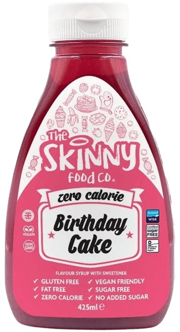 The Skinny Food Co Zero Calorie Syrup 425ml - Birthday Cake