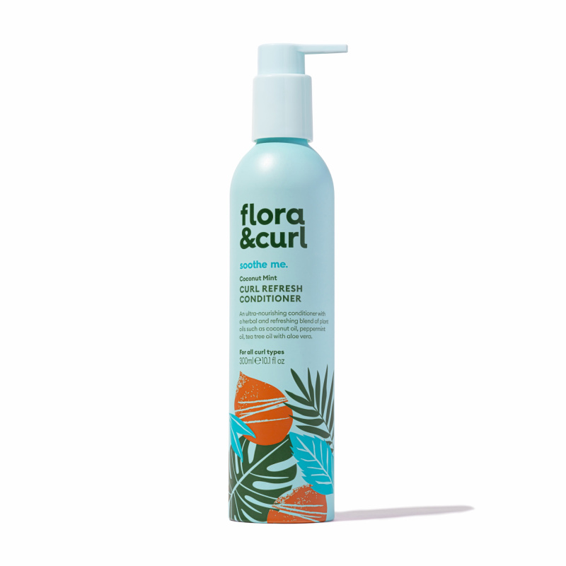 Flora & Curl Coconut Mint Refresh Conditioner