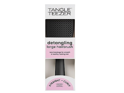 Tangle Teezer Large Ultimate Detangler Black Gloss kartáč na vlasy 1 ks