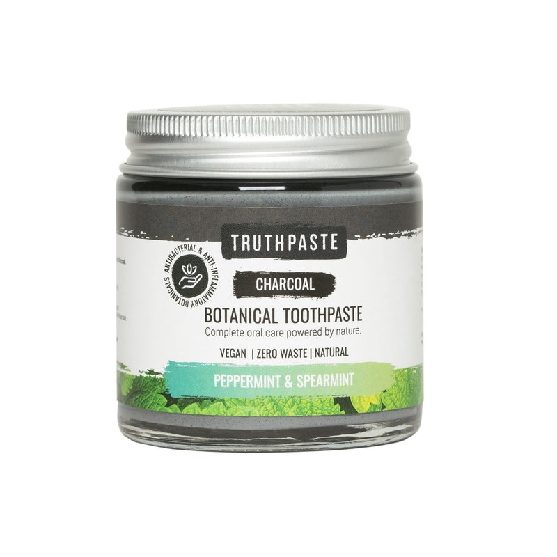 Truthpaste Charcoal přírodní minerální zubní pasta s aktivním uhlím  máta 100 ml
