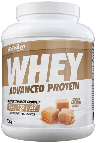 Per4m Whey Protein 2010 g - slaný karamel